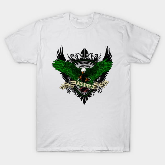 Eagles Crest T-Shirt by Imagine8 Design